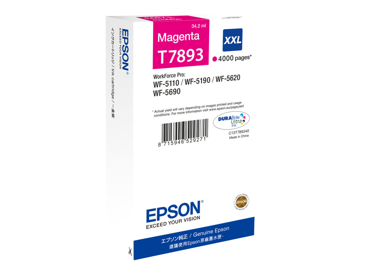 Original Epson 79XXL | T7893XXL | C13T789340 Tinte Magenta XXL