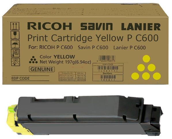 Original Ricoh 408317 Toner Gelb
