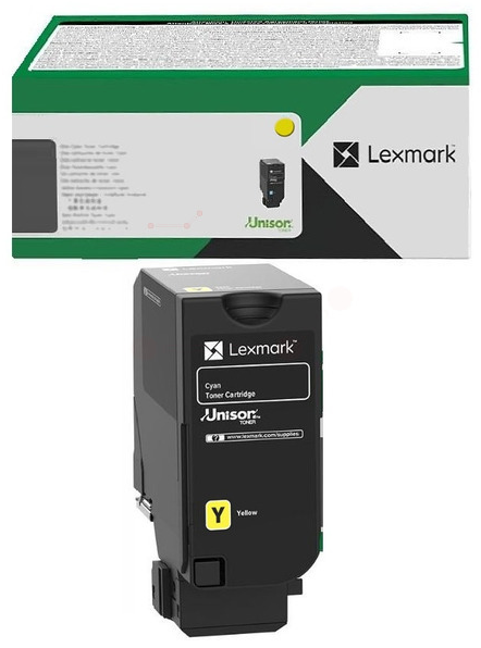 Original Lexmark 71C0X40 Toner Gelb XXL