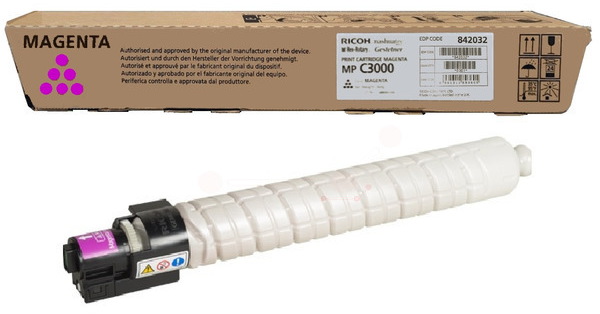 Original Ricoh Type MPC3000 | 842032 Toner Magenta