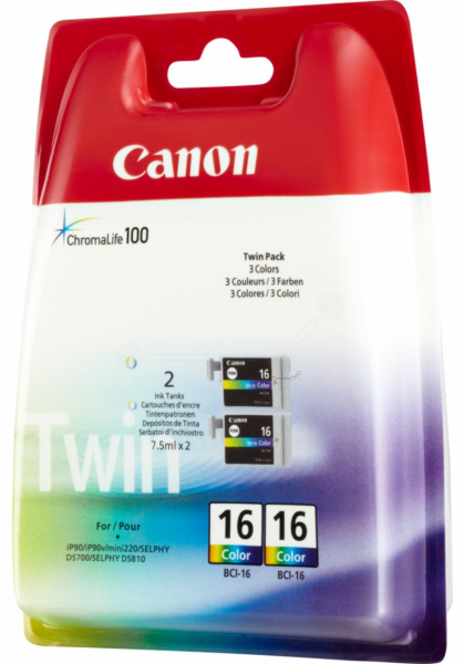 Original Canon 9818A002 | BCI16 Tinte CMY Spar Set