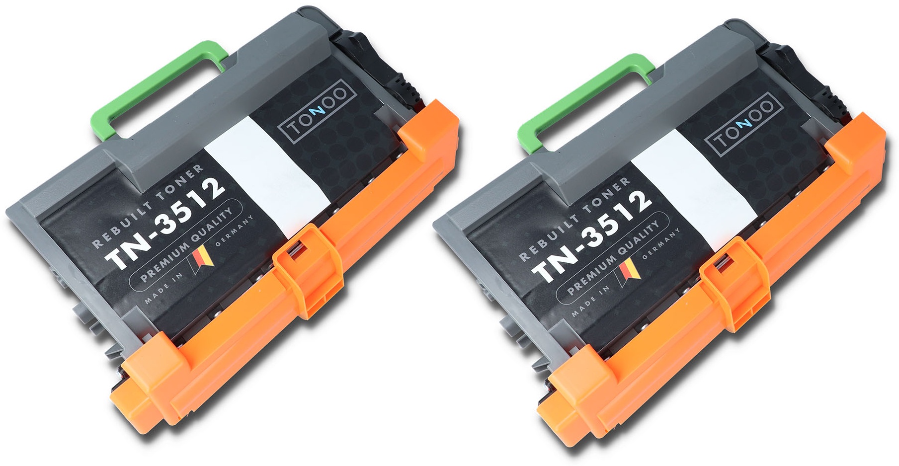 Tonoo® Toner ersetzt Brother TN3512 Schwarz Doppelpack