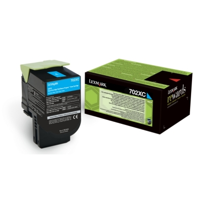Original Lexmark 702XC | 70C2XC0 Toner Cyan XXL