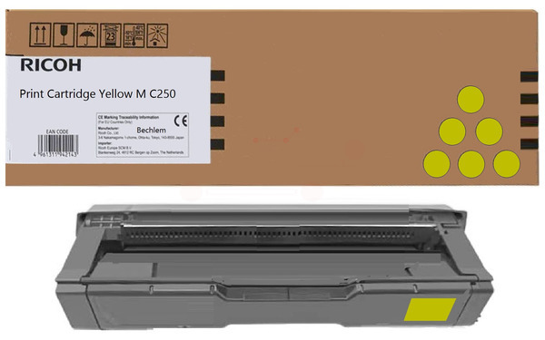 Original Ricoh 408355 Toner Gelb