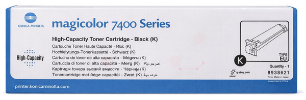 Original Konica Minolta 8938621 Toner Schwarz