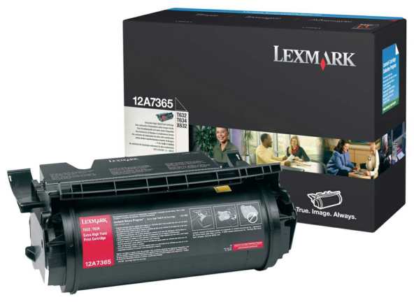 Original Lexmark  | 12A7365 Toner Schwarz xl