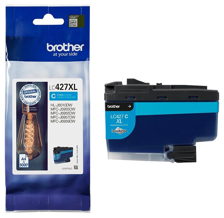 Original Brother LC427XLC Tinte Cyan XL