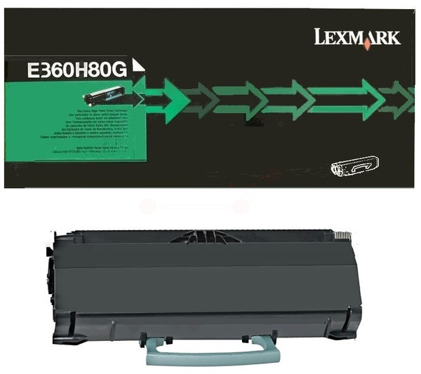 Original Lexmark E360H80G Toner Schwarz XL