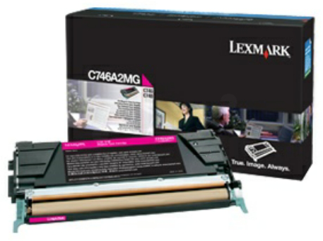 Original Lexmark C746A3MG Toner Magenta
