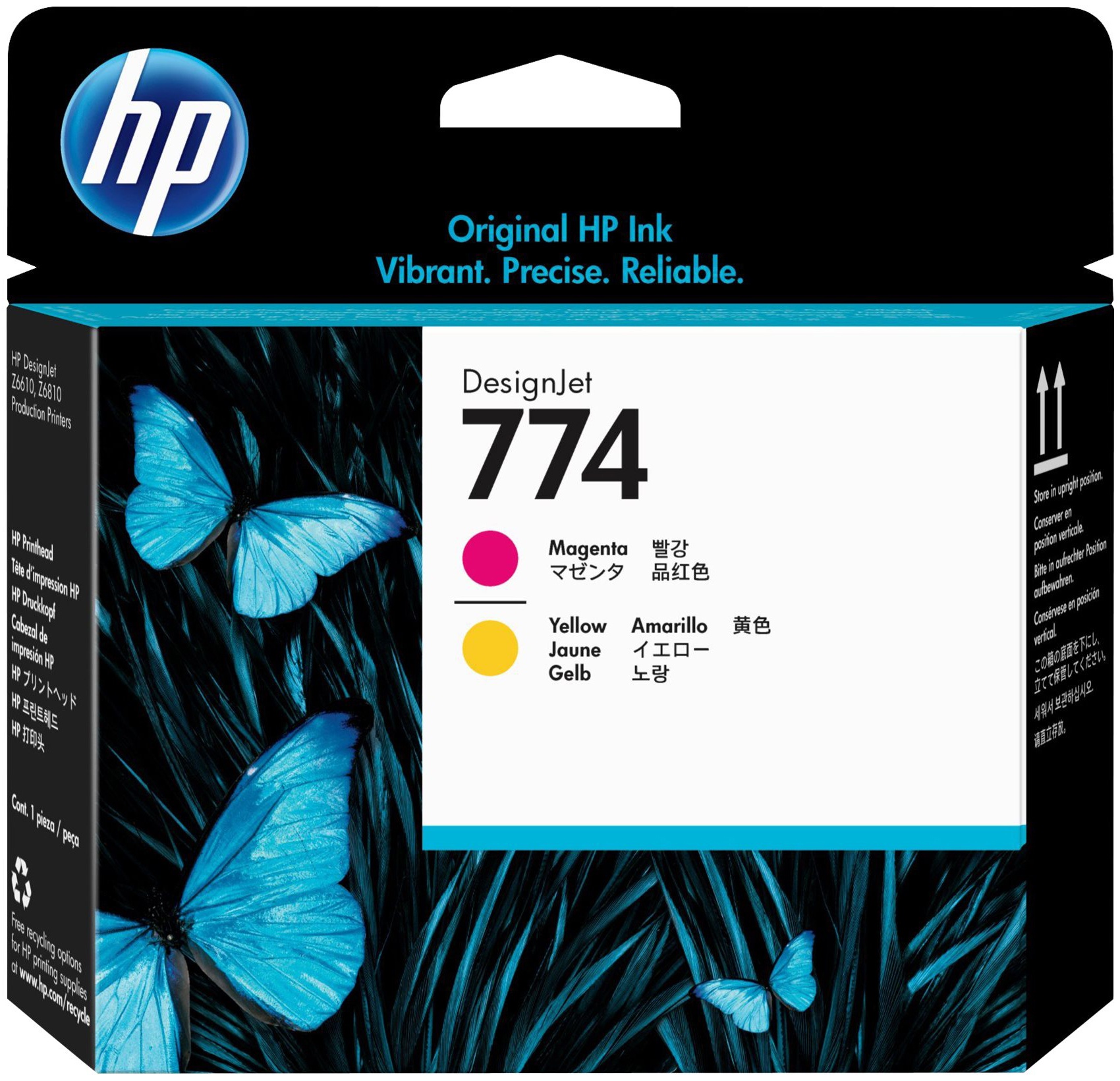 Original HP 774 | P2V99A Druckkopf Magenta & Gelb ( 02.2026 )