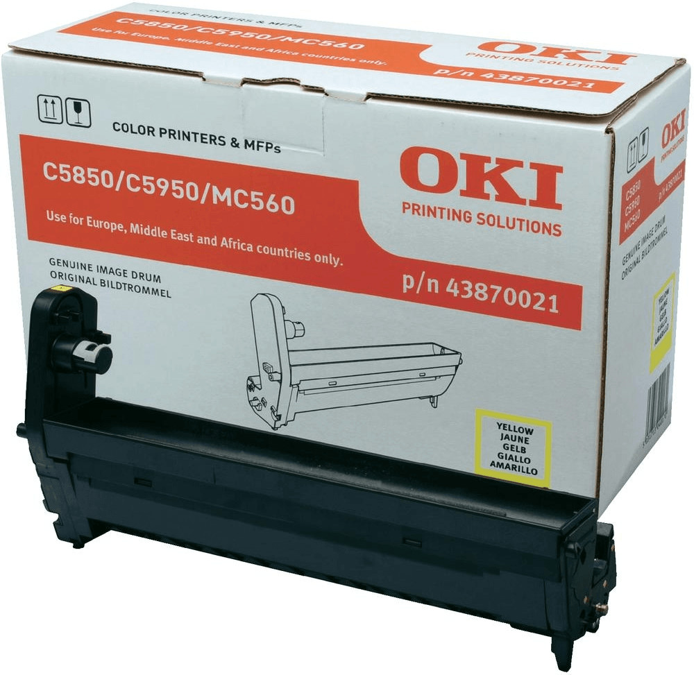 Original OKI 43870021 Trommel Gelb ( A-Ware )