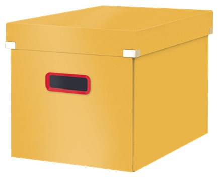 Leitz Aufbewahrungsbox Click & Store Cosy | 32,5 l | 32 x 36 x 31 cm | Gelb