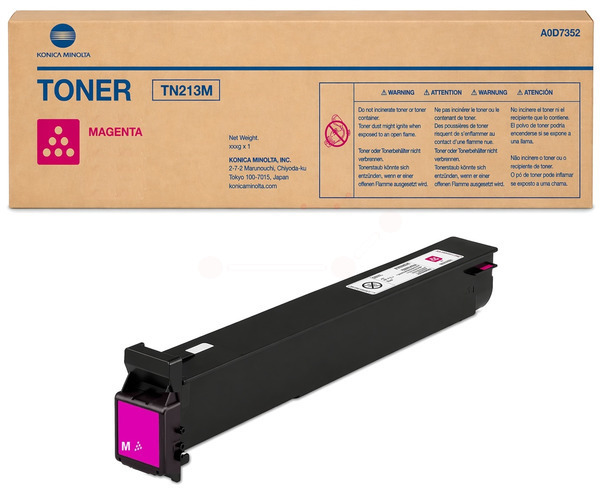 Original Konica Minolta TN-213M | A0D7352 Toner Magenta