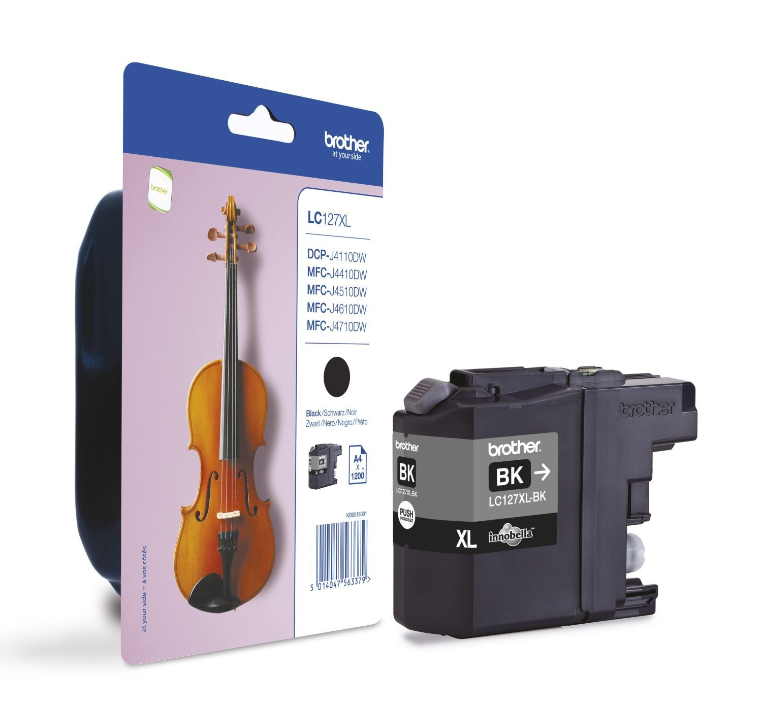 Original Brother LC127XLBK Tinte Schwarz XL ( 07.2026 )