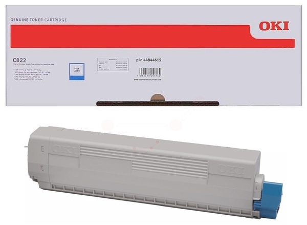Original OKI 44844615 Toner Cyan