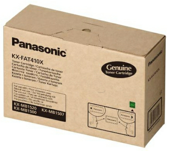 Original Panasonic KXFAT410X Toner Schwarz
