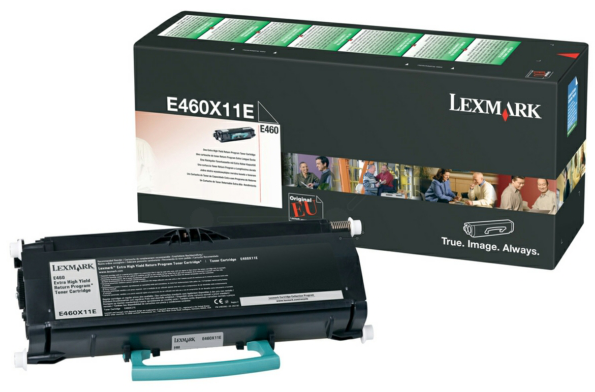 Original Lexmark E460X11E Toner Schwarz XXL