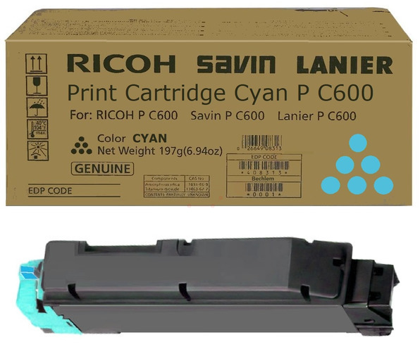 Original Ricoh 408315 Toner Cyan