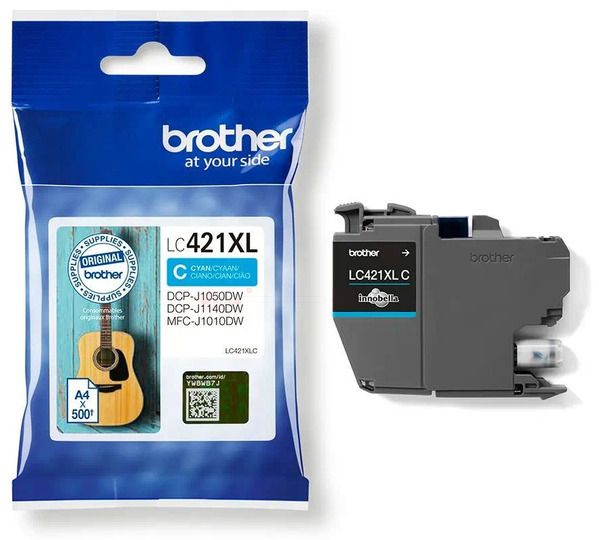 Original Brother LC421XLC Tinte Cyan XL ( 2024 )