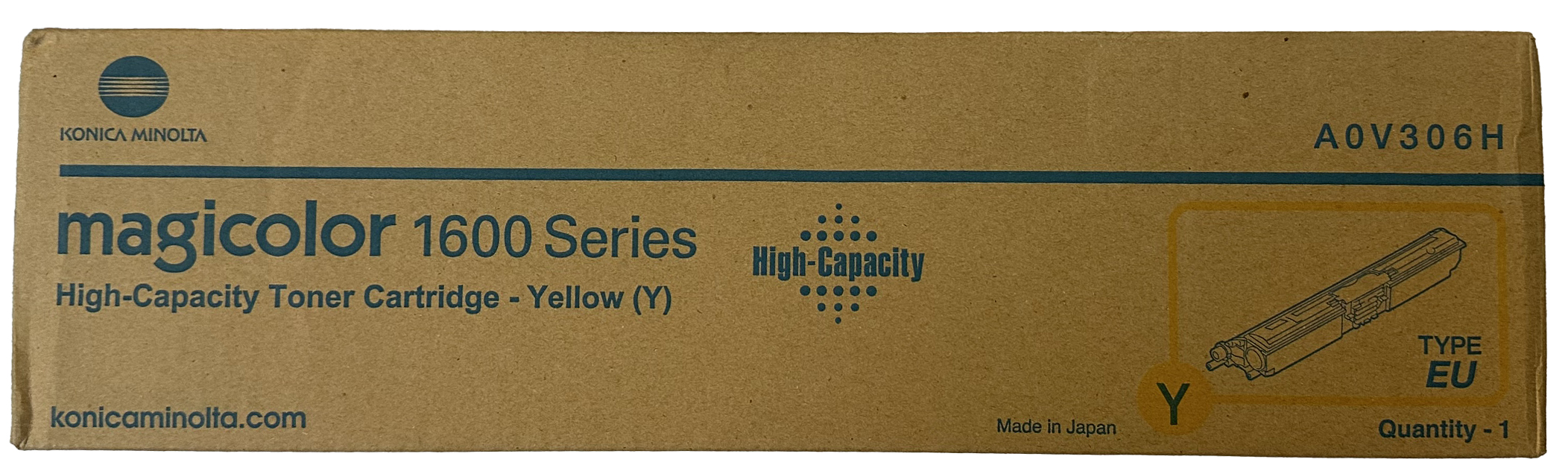 Original Konica Minolta A0V306H Toner Gelb