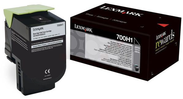 Original Lexmark 700H1 | 70C0H10 Toner Schwarz XL