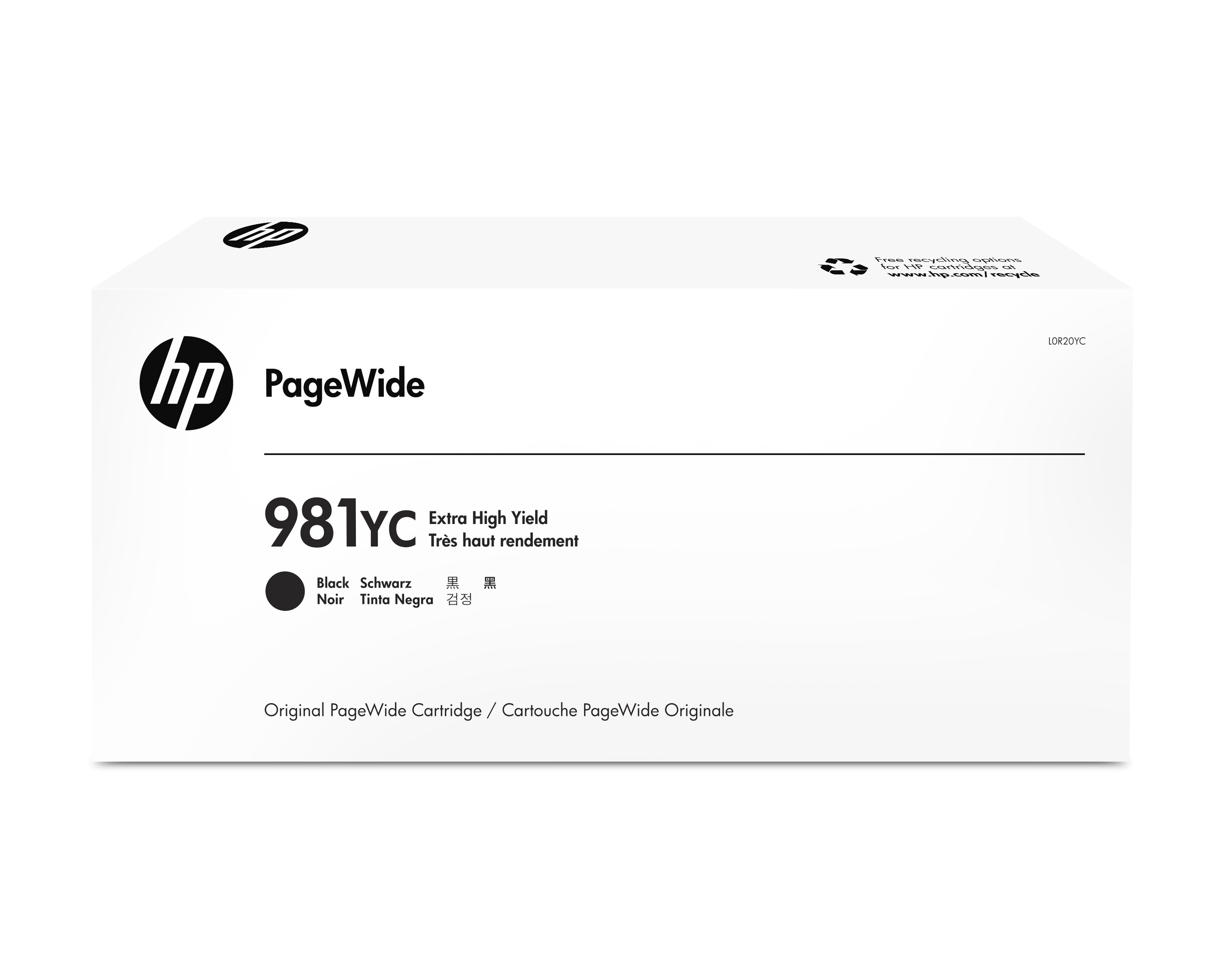 Original HP 981YC | L0R20YC Tinte Schwarz