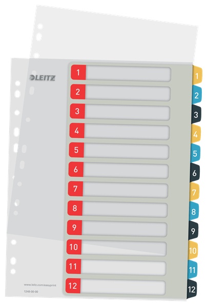 Leitz Register Cosy | DIN A4+ | 1-12 · 12-teilig