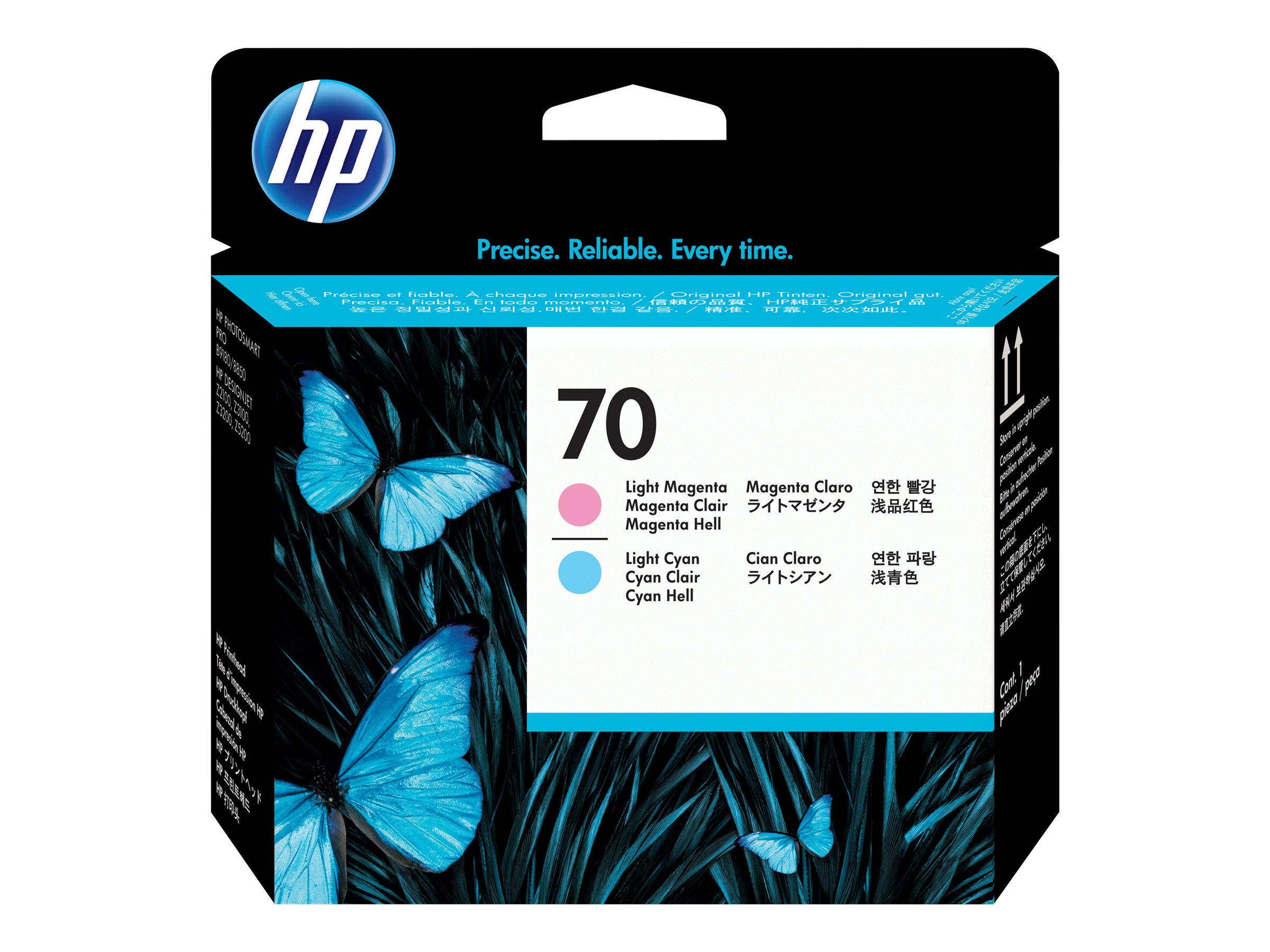 Original HP 70 | C9405A Druckkopf hell Magenta & hell Cyan ( 05.2026 )