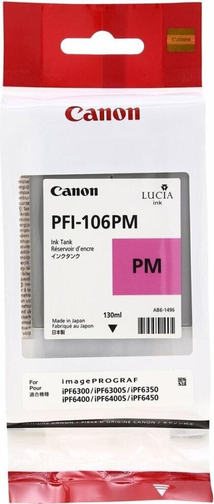 Original Canon PFI106PM | 6626B001 Tinte Foto Magenta ( 2024 )