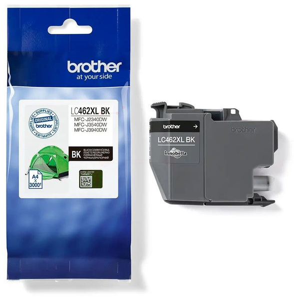 Original Brother LC462XLBK Tintenpatrone Schwarz