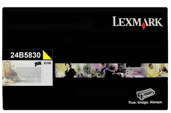 Original Lexmark 24B5830 Toner Gelb