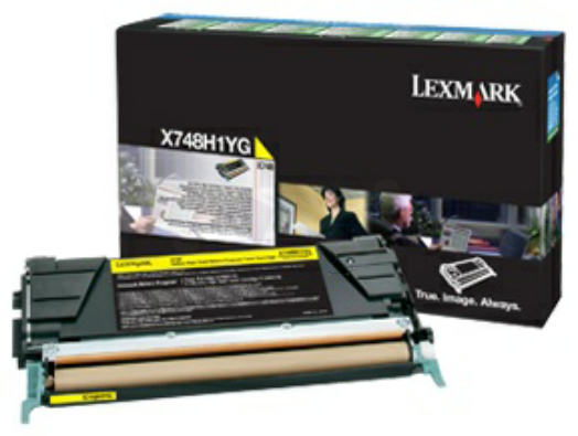 Original Lexmark X748H3YG Toner Gelb
