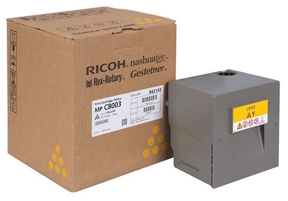 Original Ricoh Type MPC8003 | 842193 Toner Gelb