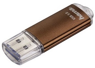 Hama Laeta USB-Stick | 16 GB | USB 3.2 Gen 1 (USB-A) | 45 MB/s | Braun