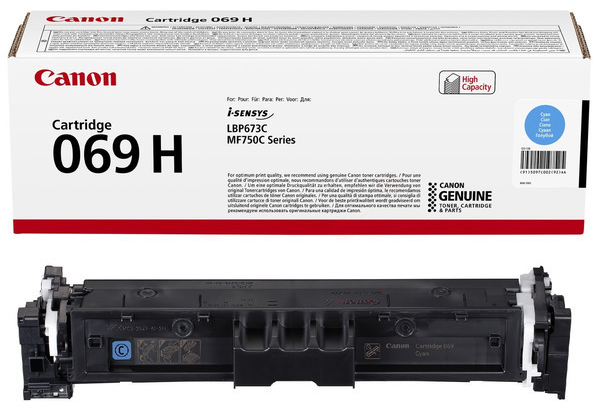Original Canon 069H | 5097C002 Toner Cyan XL