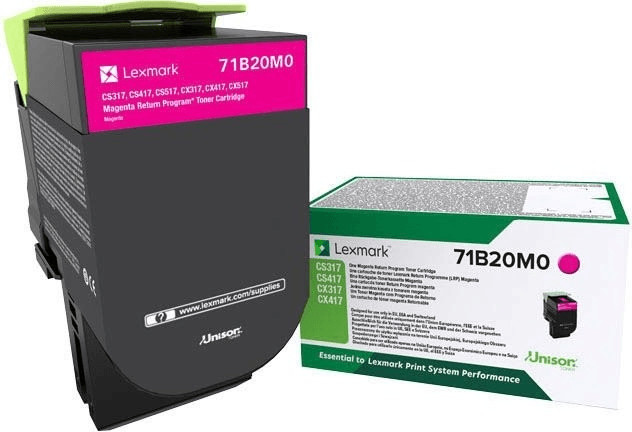 Original Lexmark 71B20M0 Toner Magenta