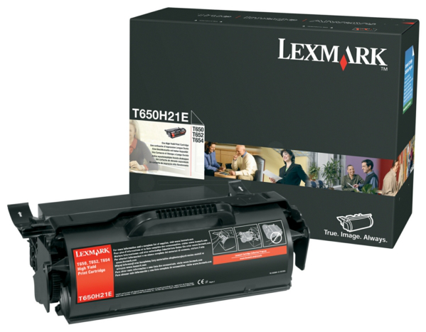 Original Lexmark T650H21E Toner Schwarz XL