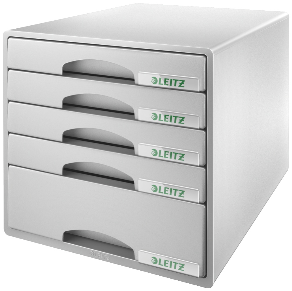 Leitz Schubladenbox Plus | Grau | Kunststoff