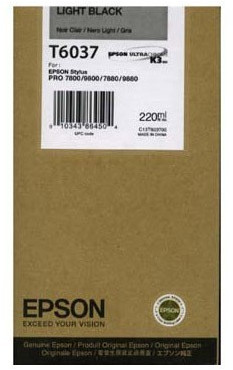 Original Epson T6037 | C13T603700 Tinte light Schwarz ( 2027 )