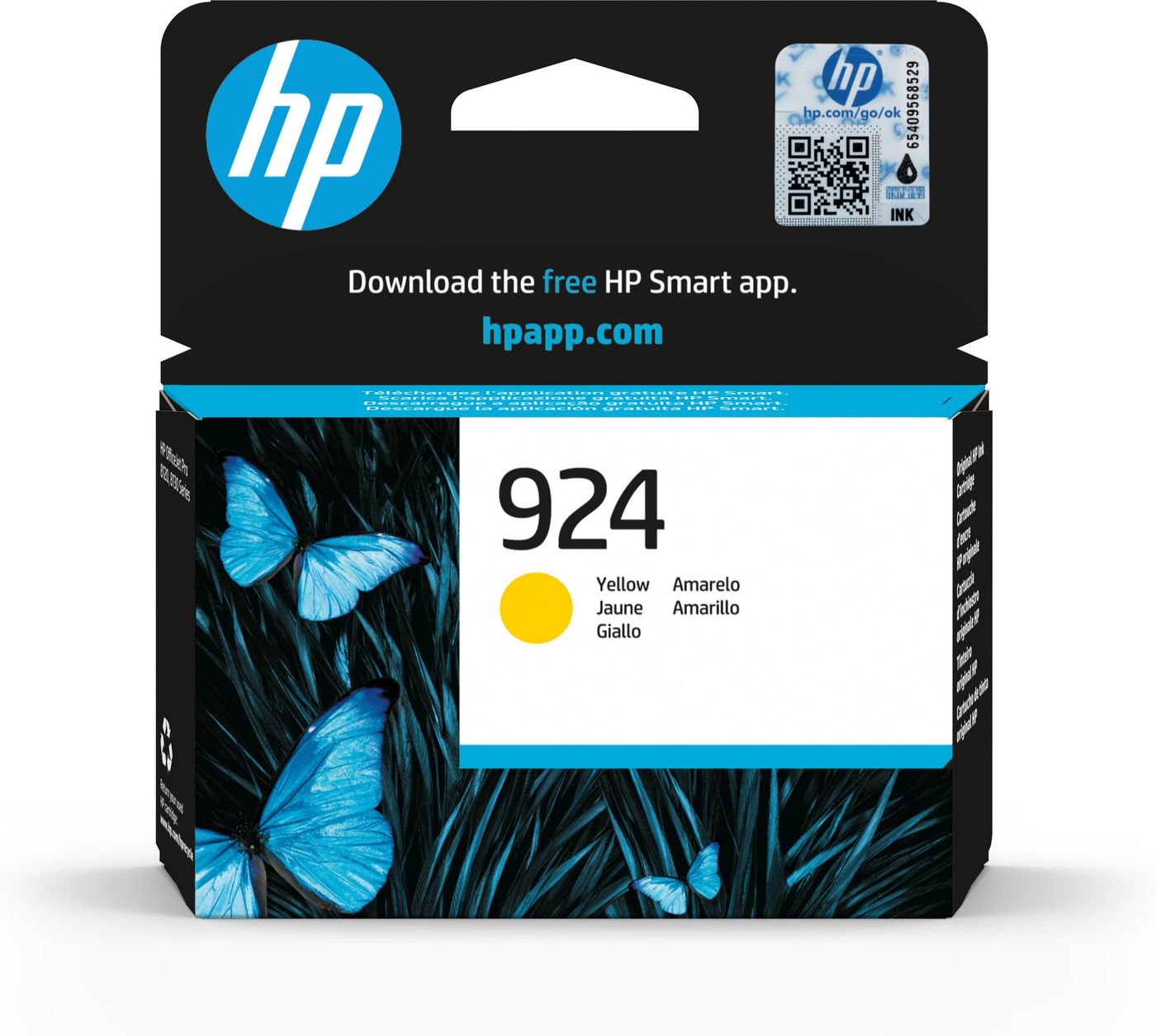 Original HP 924 | 4K0U5NE Tinte Gelb