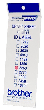 Brother Stempeletikett ID2260 (12 St.) | 22x60 mm