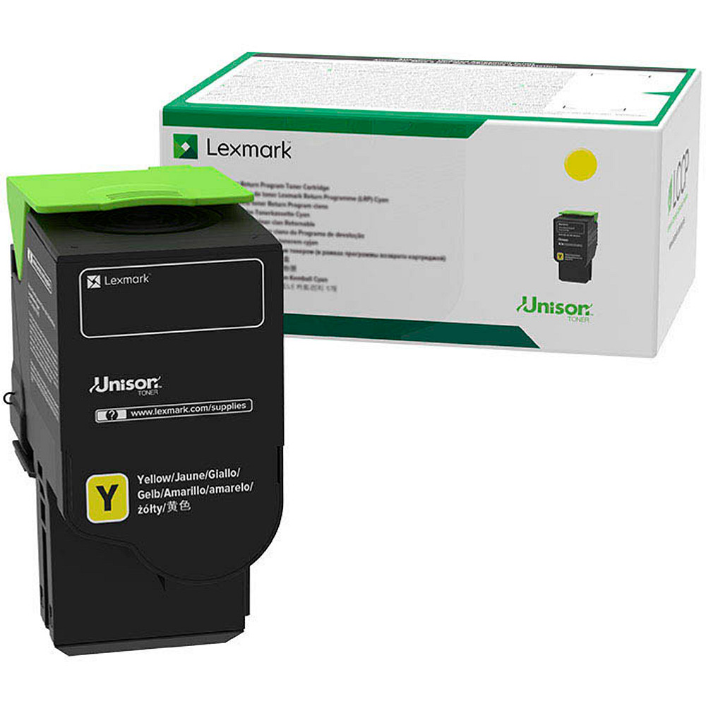 Original Lexmark 78C2UY0 Toner Gelb XXL