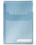 Leitz Organisationshülle CombiFile | DIN A4 | genarbt | 0,20 mm | Blau | 3er-Pack
