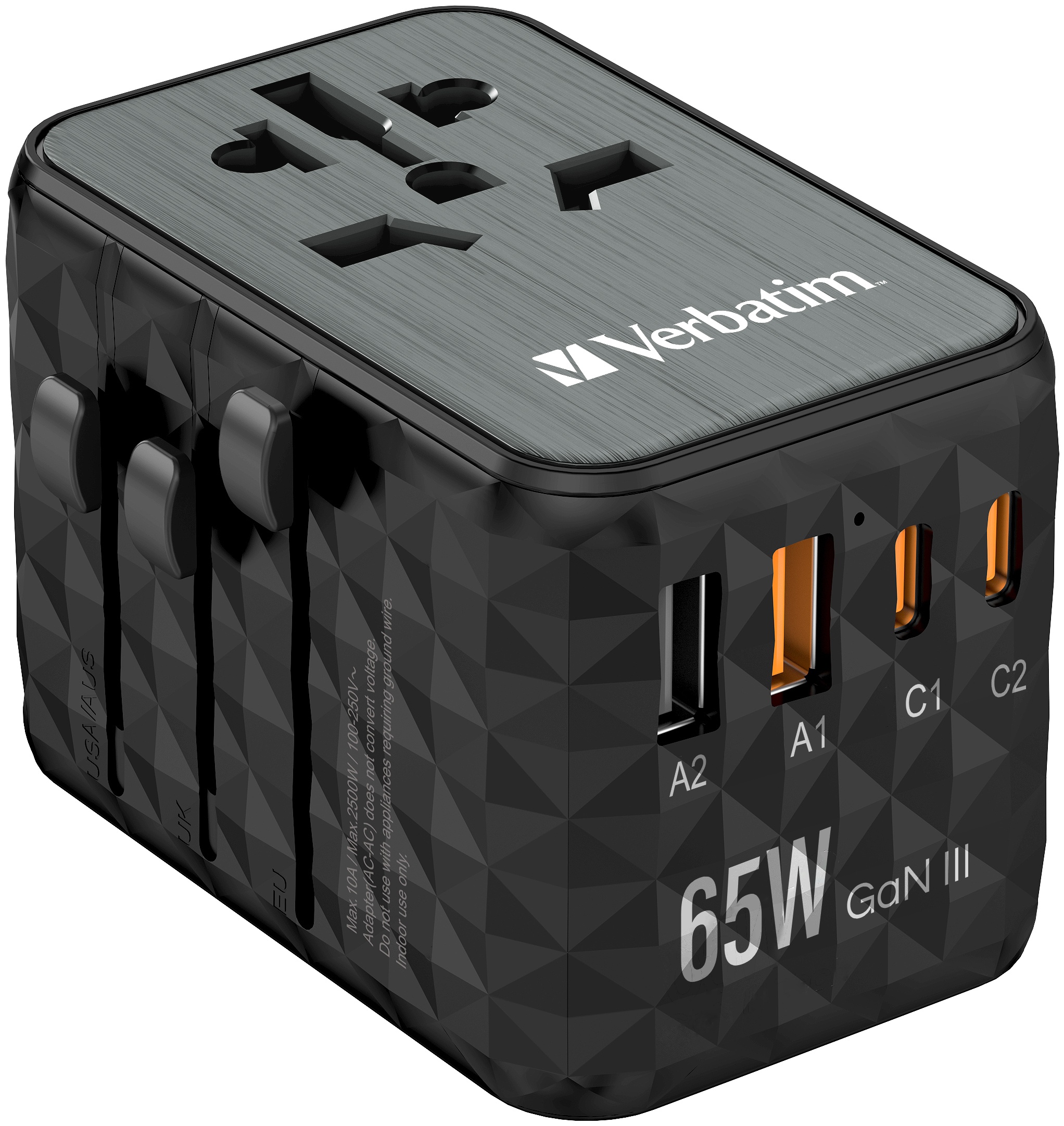 Verbatim GaN-Ladeadapter UTA-05 65 W