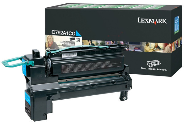 Original Lexmark C792A1CG Toner Cyan