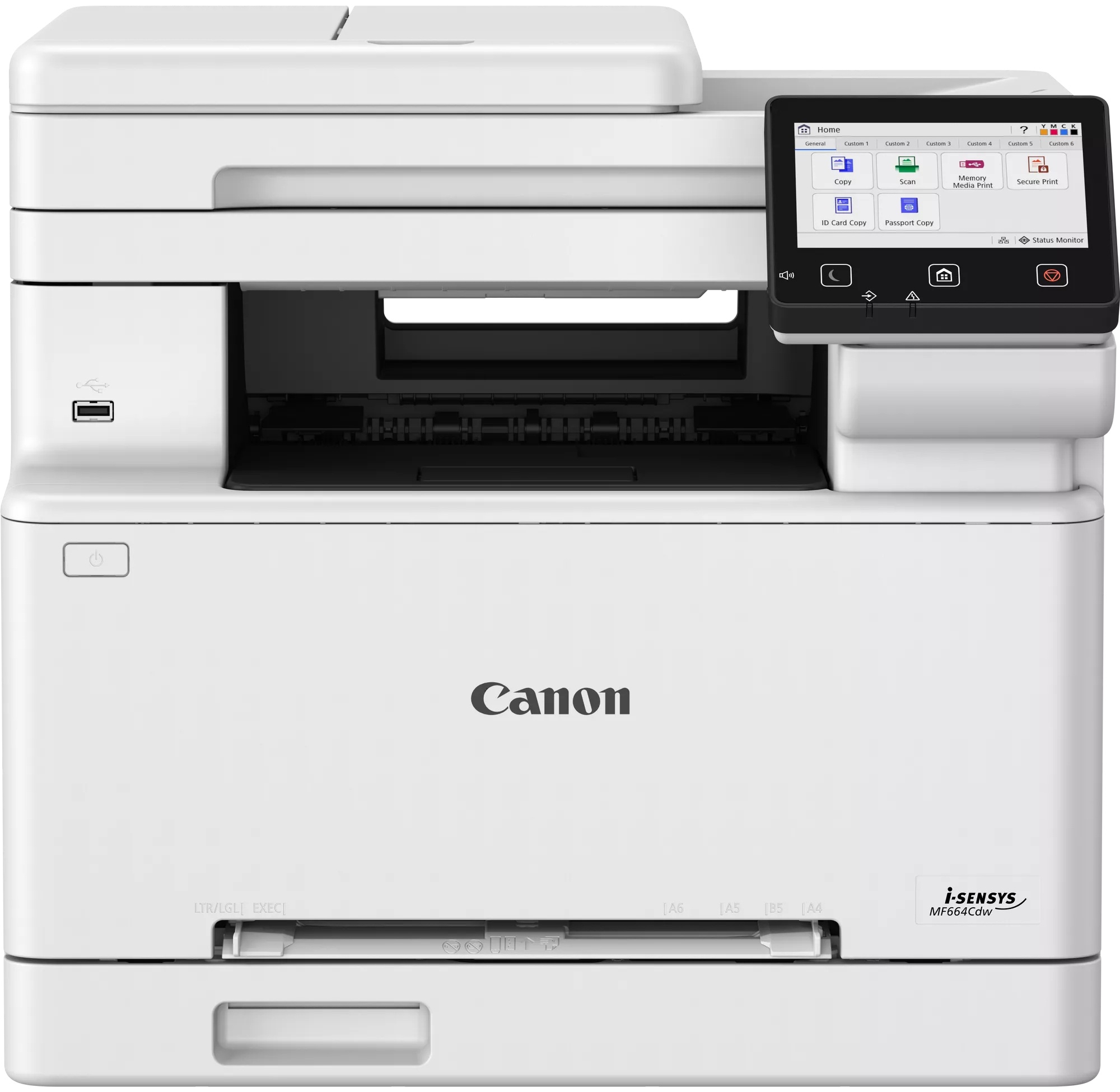 Canon i-SENSYS MF664Cdw Farb Laser Multifunktionsdrucker | A4 | 25 S./Min | WLAN