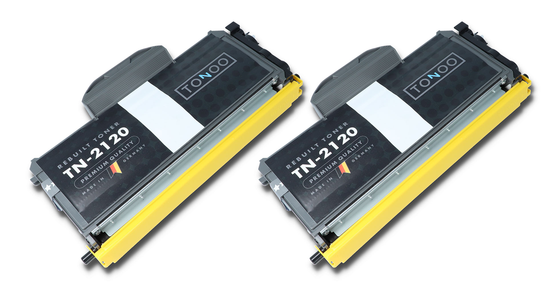 Tonoo® Toner ersetzt Brother TN2120 Schwarz Doppelpack