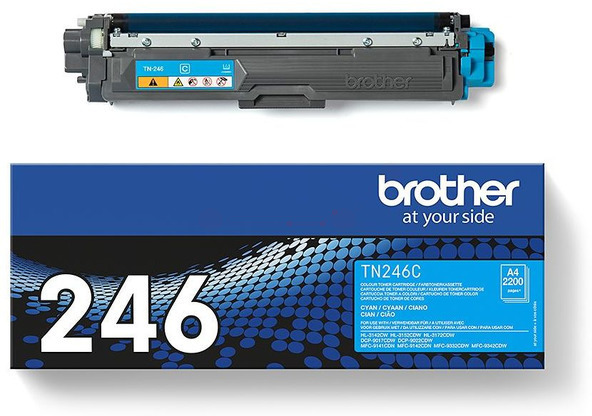 Original Brother TN246C Toner Cyan XL