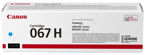 Original Canon 067H | 5105C002 Toner Cyan XL