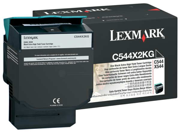 Original Lexmark C544X2KG Toner Schwarz XXL
